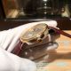 Copy Omega De Ville Automatic Watch Silver Moonphase Dial Gold Bezel (2)_th.jpg